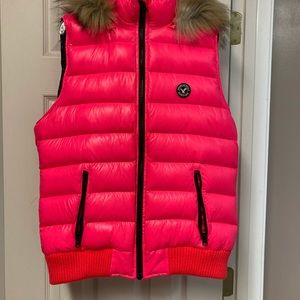 American eagle plush vest. Size large.